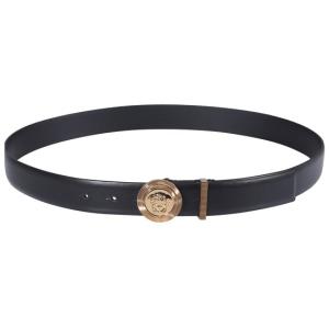 Cintura In Pelle Con Fibbia Medusa Versace Nero Taglia 95 Versace  Taglia 95