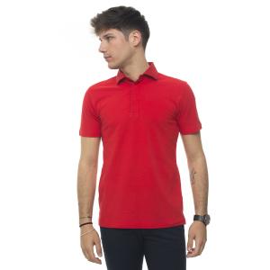 Andrea Fenzi Polo manica corta Rosso Cotone Uomo