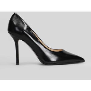 Decollete  in Pelle Nera