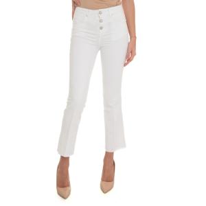 Liu Jo Jeans 5 tasche Denim bianco Cotone Donna