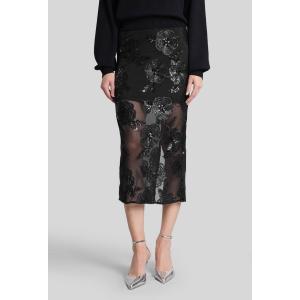 Gonna in Poliestere Nera