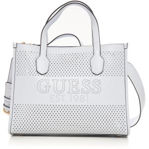 Guess Borsa media katey perf Bianco Poliuretano Donna