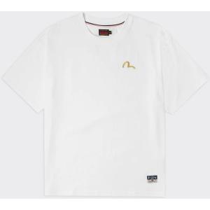 Evisu T-Shirt Seagull Embroidery Bianca