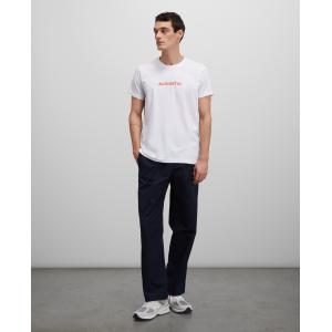 Aspesi T-shirt In Jersey Di Cotone Con Stampa Uomo, Bianco