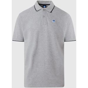 North Sails - Polo con colletto logatoNorth SailsGrey melange3XL