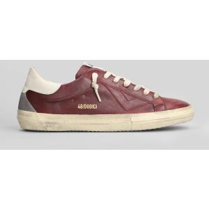 Sneakers Suprime in Pelle Bordeaux