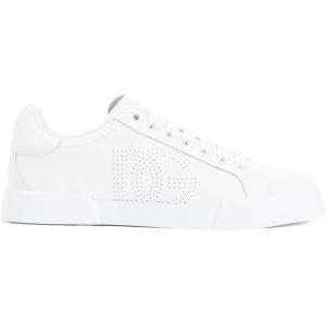 Sneakers in pelle traforata