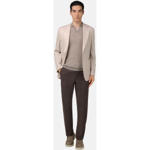 Boggi, Giacca In Pura Lana B Jersey, Uomo, Sabbia, Taglia: 44