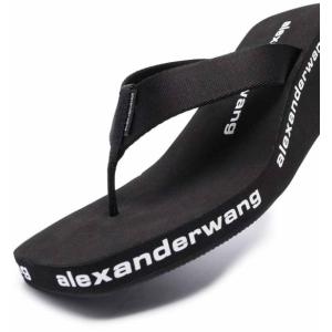 Sandali Con Logo Alexander Wang Nero Taglia 36 Alexander Wang  Taglia 36