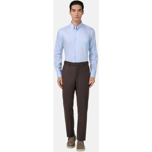 Boggi, Camicia A Righe In Cotone Regular Fit, Uomo, Azzurro, Taglia: 38