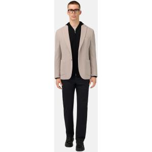 Boggi, Giacca Micro Struttura In Pura Lana B Jersey, Uomo, Sabbia, Taglia: 44