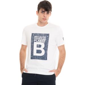 Ecoalf T-shirt girocollo mezza manica Becaralf Bianco Cotone riciclato Uomo