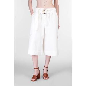 Shorts  in Cotone Bianco