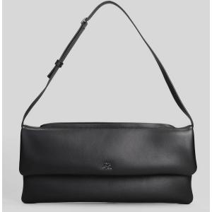 Borsa a spalla Cuff clutch in Pelle Nera