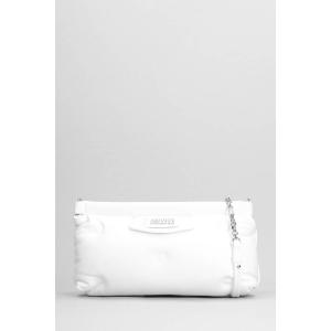 Borsa a spalla Glam slam  in Pelle Bianca