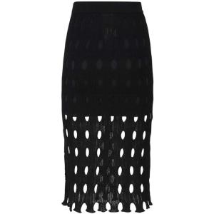 Gonna Midi Traforata Pinko Nero Taglia L Pinko  Taglia L