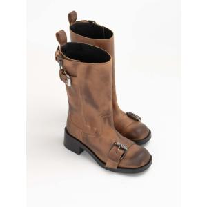 Stivali Moschino Marrone Taglia 37 Moschino  Taglia 37