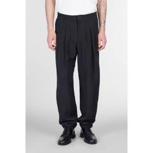 Pantalone  in lino Nero