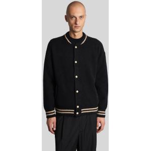 Giacca Bomber  in Cashmere Nera