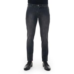 Luigi Borrelli Jeans Partenope Denim nero Cotone Uomo