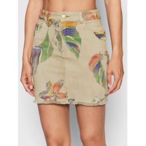 33-Minigonna Davos 22SWFN01 Beige Regular Fit