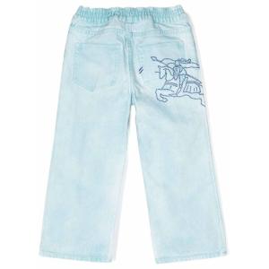 Pantaloni Di Jeans Burberry Blu Taglia 12Y Burberry Taglia 12Y