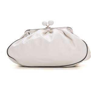 Max Mara weekend Borsa modello clutch Latte Montone Donna