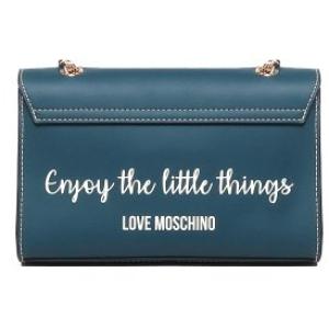 Borsa A Tracolla Pochette Con Lettera Love Moschino Verde Taglia onesize Love Moschino Taglia onesize