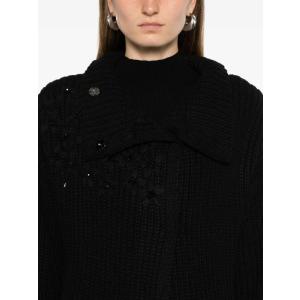 Cappotto In Maglia Liu Jo Nero Taglia S Liu Jo  Taglia S