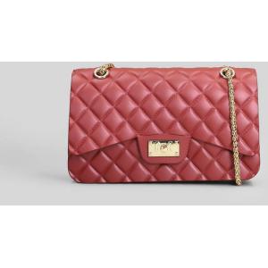 Borsa a spalla Flat Falcon S in Gomma Rossa