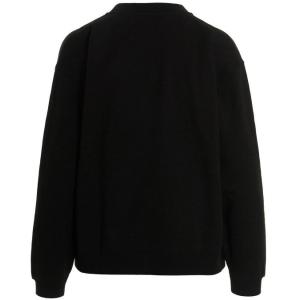 Felpa Con Ricamo Logo Kenzo Nero Taglia S Kenzo  Taglia S