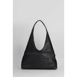 Borsa a mano Pike small hobo in Pelle Nera