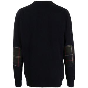 Felpa In Lana-cashmere A Maglia Fine Barbour Blu Taglia S Barbour  Taglia S