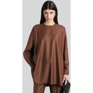 Topwear Mina tunique  in Lana Marrone