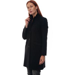 Cinzia Rocca Cappotto 3 bottoni Nero Lana vergine Donna