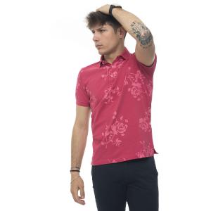 Andrea Fenzi Polo manica corta Corallo Cotone Uomo