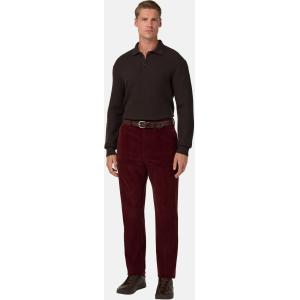 Boggi, Polo Di Maglia In Lana Merino, Uomo, Marrone scuro, Taglia: XXL