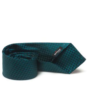 Kiton Cravatta Verde bottiglia Seta Uomo