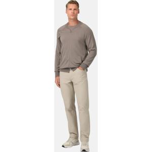 Boggi, Bomber Di Maglia In Lana Merino, Uomo, Taupe, Taglia: L