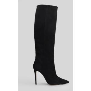 Stivali tacco alto  in Camoscio Nero