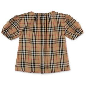 Blusa Sheryl Con Motivo Vintage Check Burberry Nude e Neutro Taglia 8Y Burberry Taglia 8Y