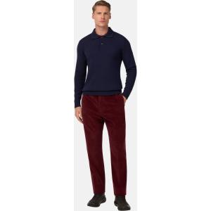 Boggi, Polo Di Maglia In Misto Cashmere, Uomo, Navy, Taglia: L