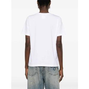 T-shirt In Cotone Con Logo Dsquared2 Bianco Taglia S Dsquared2  Taglia S