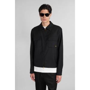 Giacca Casual  in Lana Nera