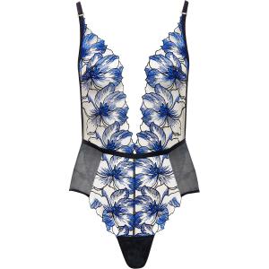 Bluebella Lyandra Body Blu Notte/Nero/Trasparente