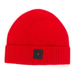 Peuterey Cappello in maglia Silli_mano2 Rosso Viscosa Uomo