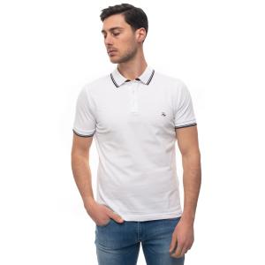 Fay Polo manica corta Bianco Cotone Uomo