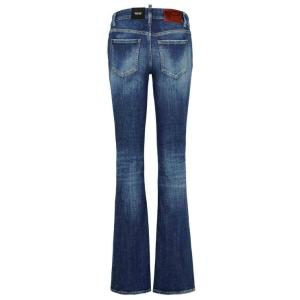 Jeans In Denim Blu Scuro Svasati Dsquared2 Blu scuro Taglia 40 Dsquared2  Taglia 40