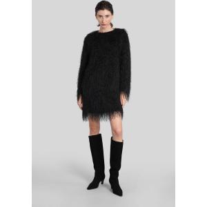 Abito corto Tina in Poliestere Nera