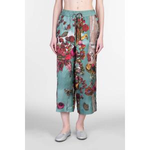 Pantalone  in viscosa Verde